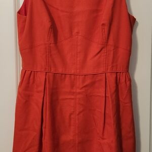 J. Crew Bold Blood Orange/Red Mini Dress
